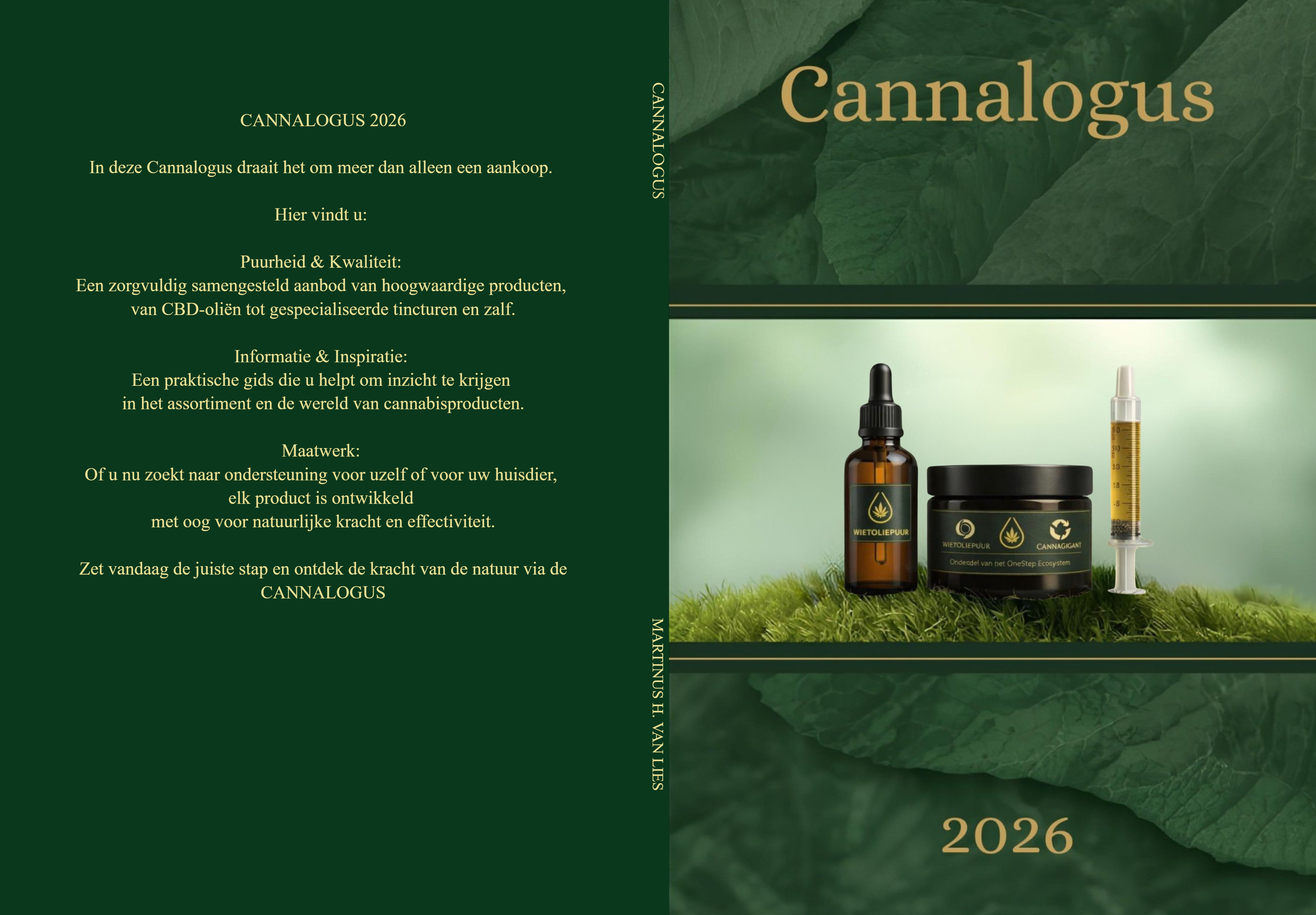 Cannalogus 2026 | Productgids One Step Community, WietOliePuur en Cannagigant